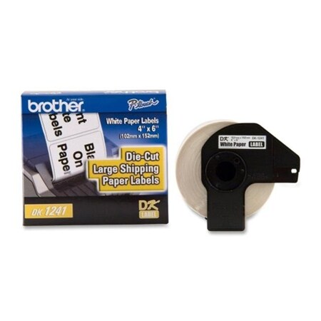Brother Brother International Corp. BRTDK1241 Labels Ql1050 4 in. X6 in. 200 BRTDK1241